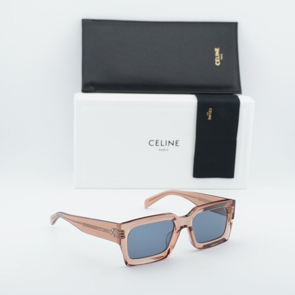 Celine Accessories - Celine CL40280U 74V Rectangle Sunglasses - Rose/Blue